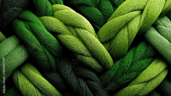 Fototapeta Abstract Green Woven Texture Background