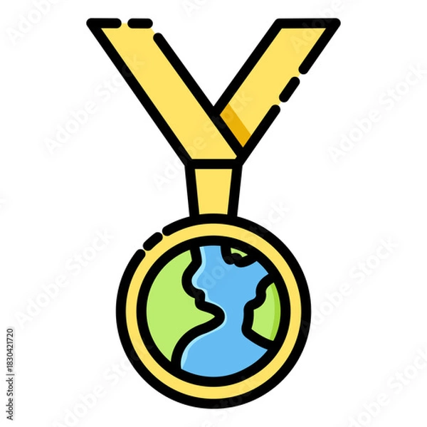 Obraz Earth Medal
