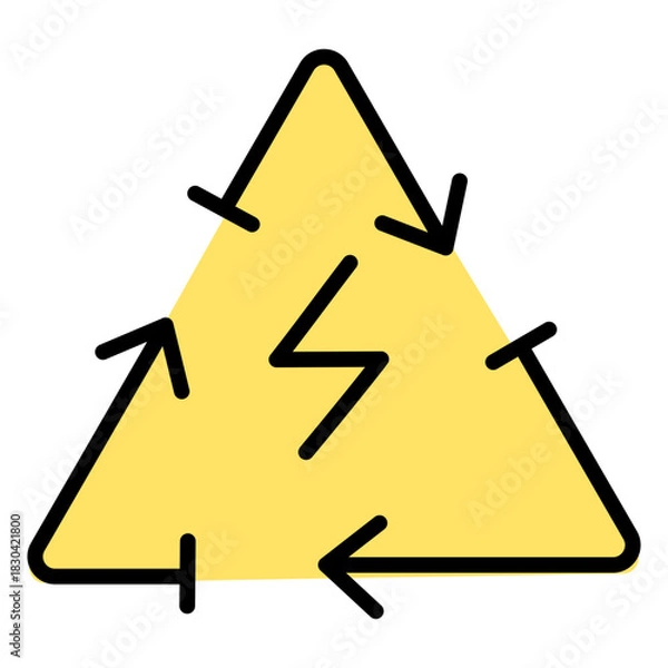 Obraz Renewable Energy Triangle