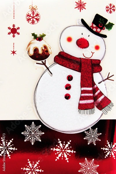 Obraz Belle carte de Noël