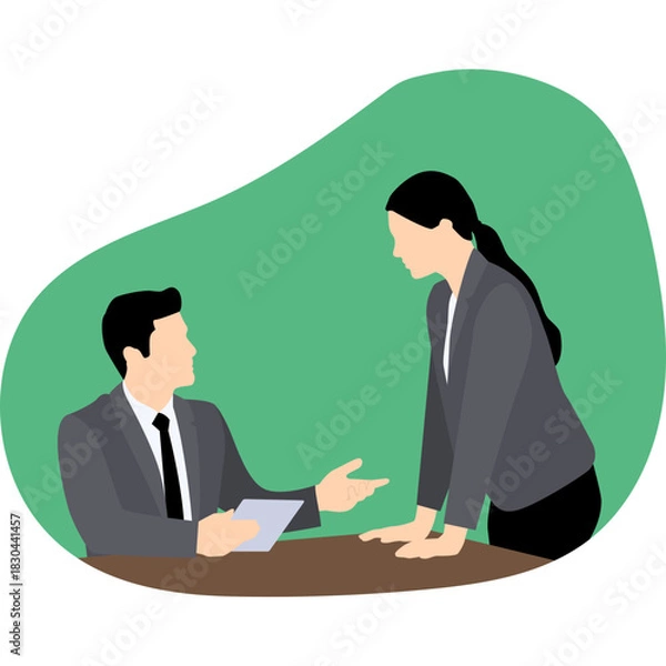 Obraz Business Partner Illustration