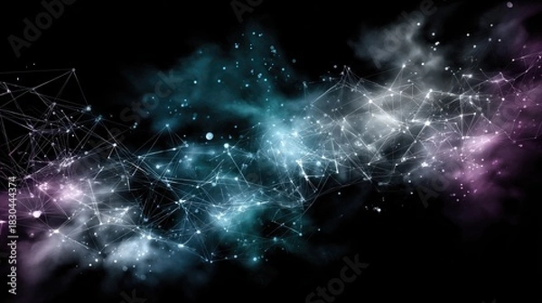 Fototapeta Abstract Cosmic Nebula Display