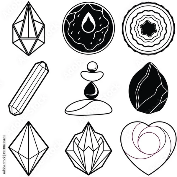 Fototapeta 3d isometric vector illustration of a salt lamp structure