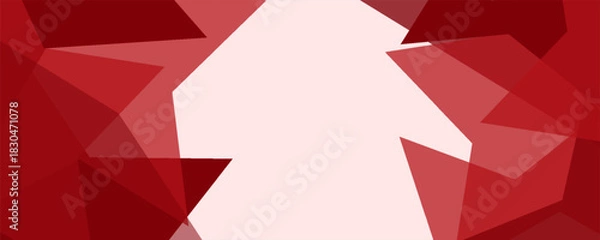 Fototapeta Beautiful red abstract background. Scarlet neutral backdrop for presentation design. Vermilion base for website, print, base for banners, wallpapers, business cards, brochure, banner,
