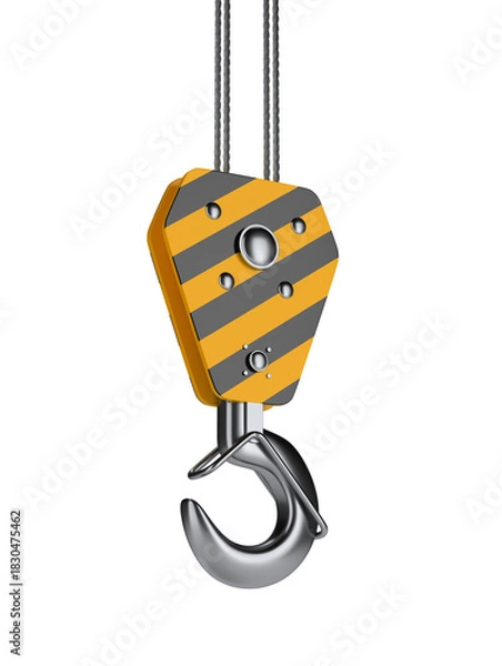 Fototapeta construction crane hook