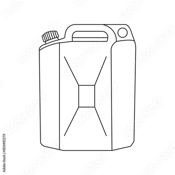 Obraz plastic jerry cans icon