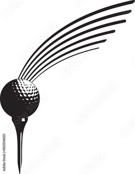 Obraz golf vector design