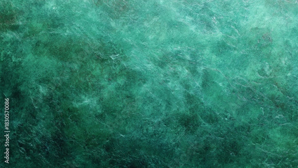 Fototapeta Abstract deep teal and jade green texture with organic flowing lines, resembling natural mineral formations or turbulent water, perfect for sophisticated visual projects and modern design backgrounds