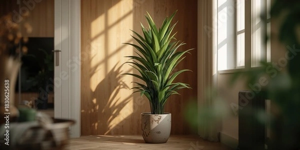 Obraz A woman's hand gripping a construction brush used for surface maintenance, emphasizing safety procedures
