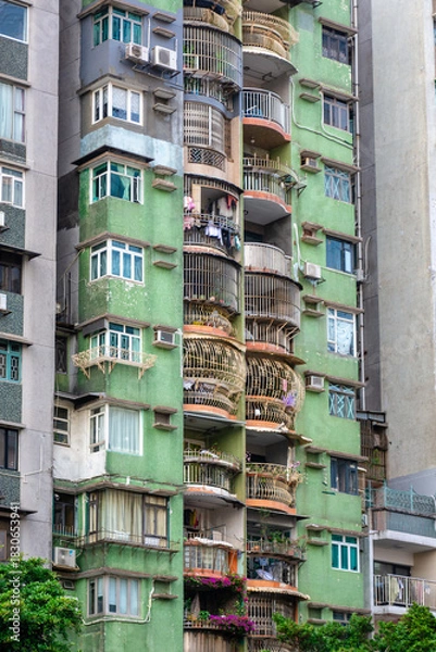Obraz residential building in hong kong