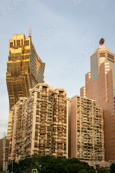 Obraz Cityscape and building in Macau, China