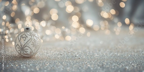 Obraz Slippery winter road conditions with snow accumulation, caution for winter driving safety, winter driving awareness day