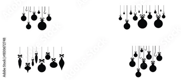 Fototapeta bulbs 2 decorative bulb vector art for holiday use this simple design shows the shape in a clean and easy style for holiday artwork and seasonal use with a soft look