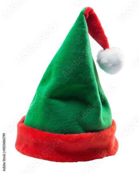 Obraz Elf hat, transparent background, isolated