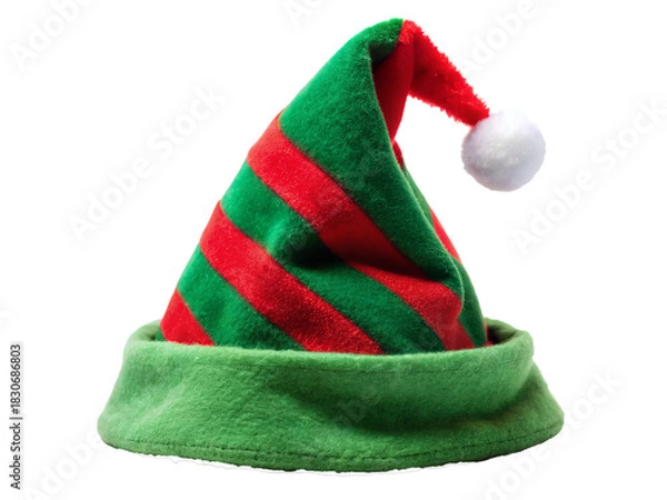 Obraz Elf hat, transparent background, isolated