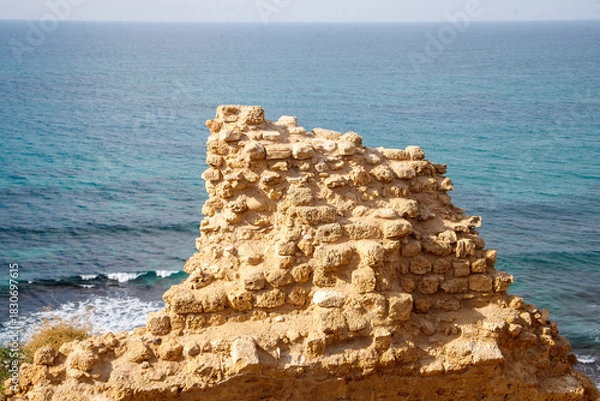 Obraz ruins on the cliff