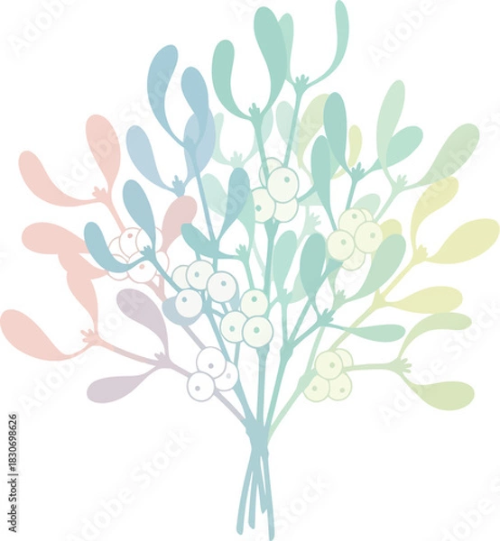 Fototapeta abstract tree with flowers