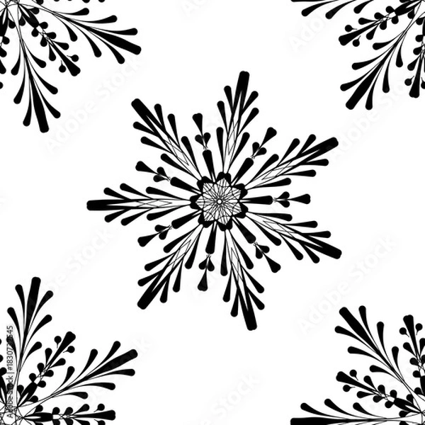 Fototapeta abstract floral background