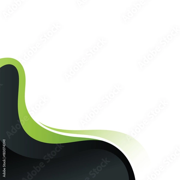 Obraz Wavy Business Corner