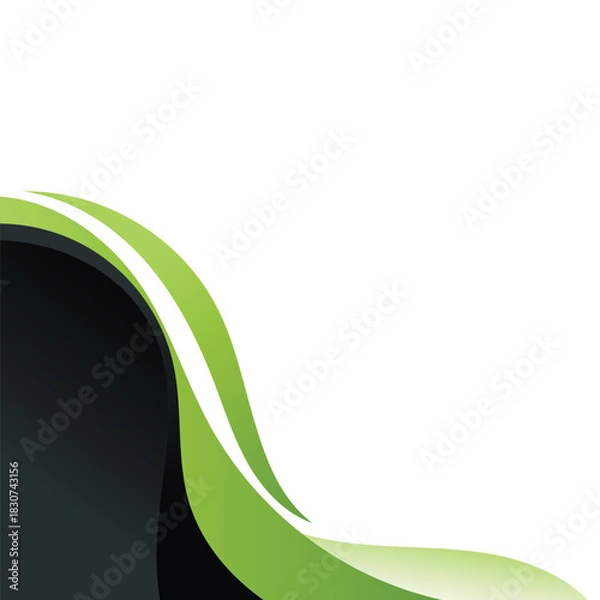 Obraz Wavy Business Corner