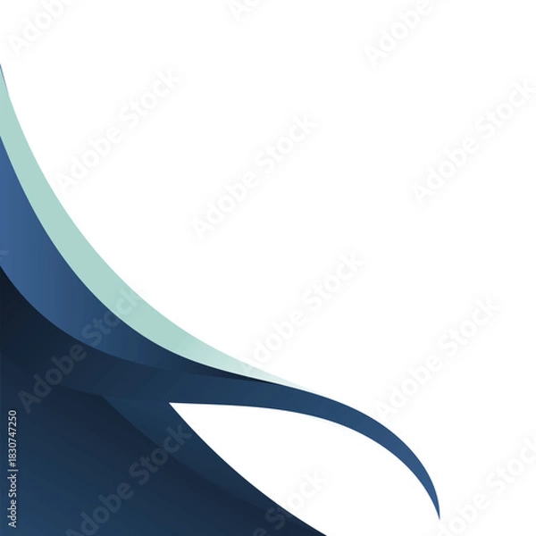 Obraz Wavy Business Corner