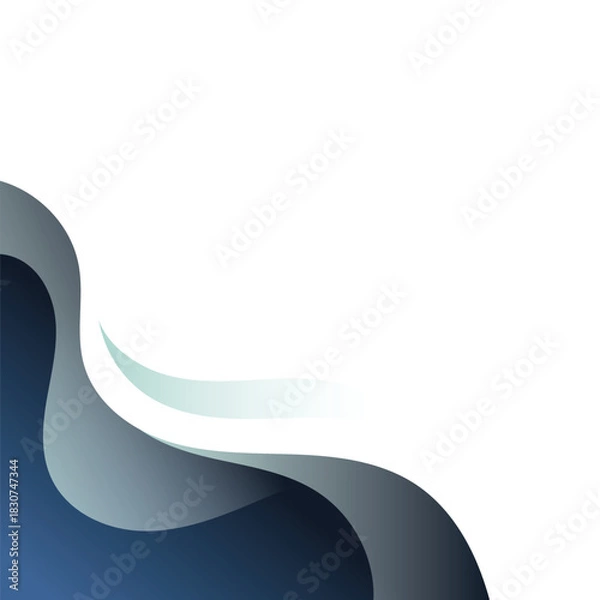 Obraz Wavy Business Corner