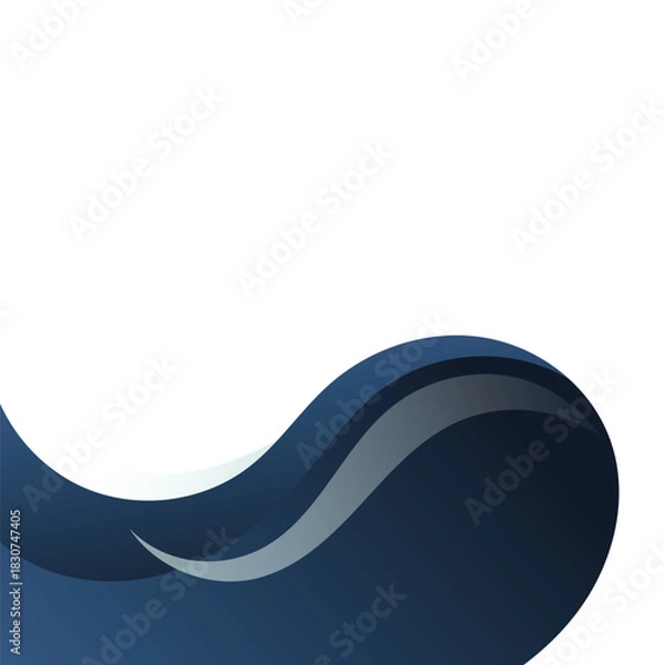 Obraz Wavy Business Corner