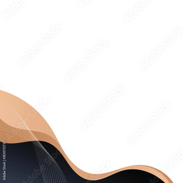 Obraz Wavy Business Corner