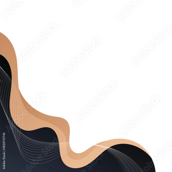 Obraz Wavy Business Corner