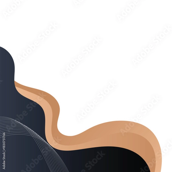 Obraz Wavy Business Corner