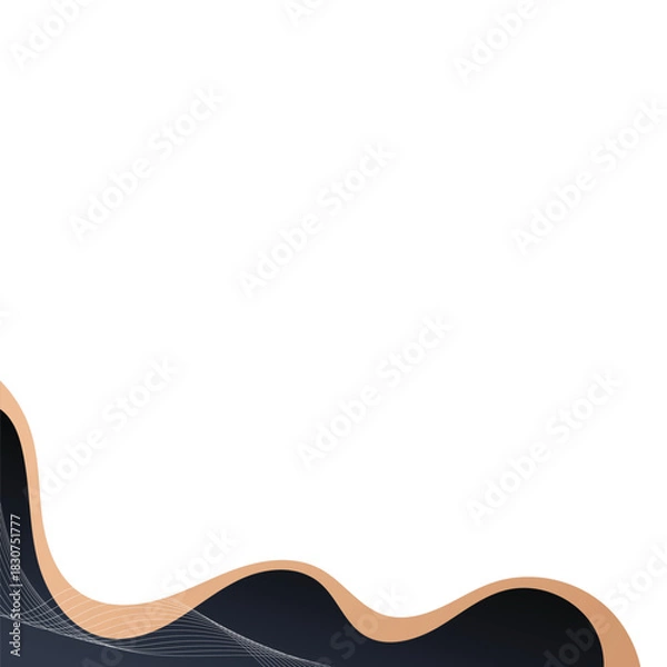 Obraz Wavy Business Corner