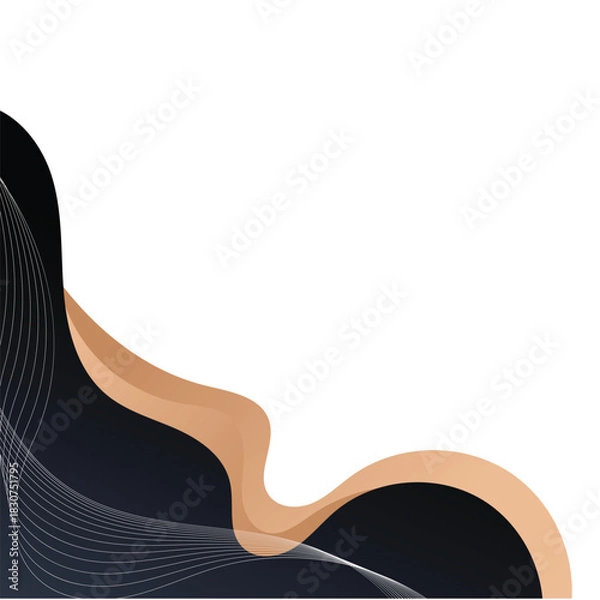 Obraz Wavy Business Corner