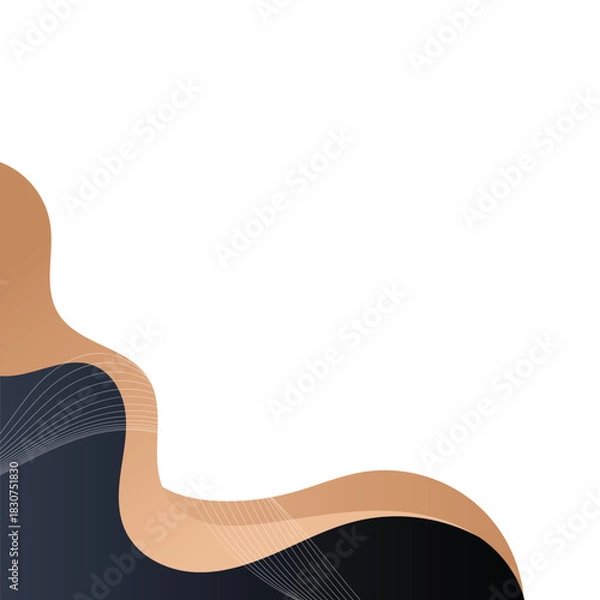 Obraz Wavy Business Corner