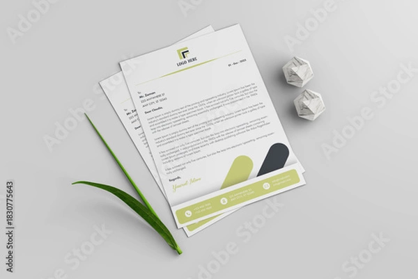 Obraz Business Letterhead Template