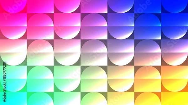 Fototapeta abstract background colorful geometric pattern bright colors