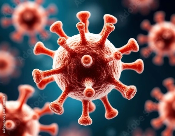 Obraz The coronavirus model