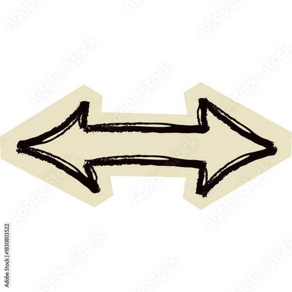 Obraz Scrapbook Arrow