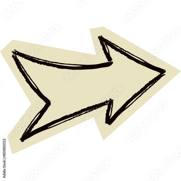 Obraz Scrapbook Arrow