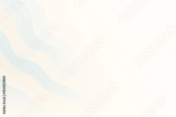 Obraz Calming Wavy Gradient Abstract Background with Soft Light