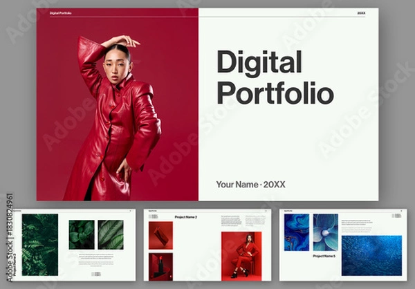 Obraz Digital Portfolio Layout