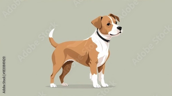 Obraz かわいい犬のイラスト