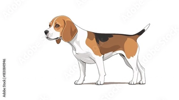 Obraz かわいい犬のイラスト