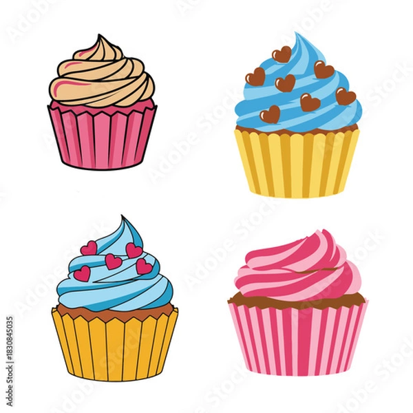 Obraz Universal Minimal Outline Vector Icon Set