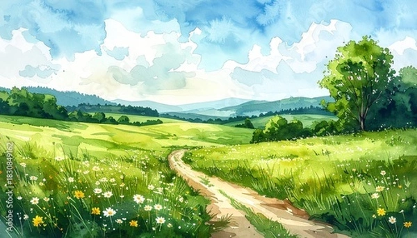 Obraz ほのぼのとしたファンタジックな世界