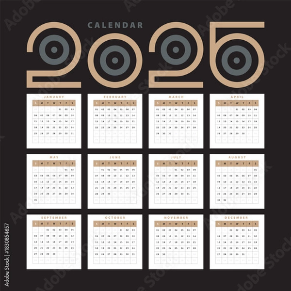 Obraz Simple Calendar 2026
