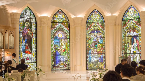 Obraz 結婚式場　ステンドグラス