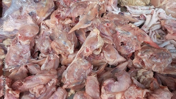 Obraz fresh shrimp in the market