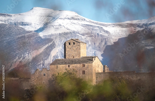 Obraz old fortress wall