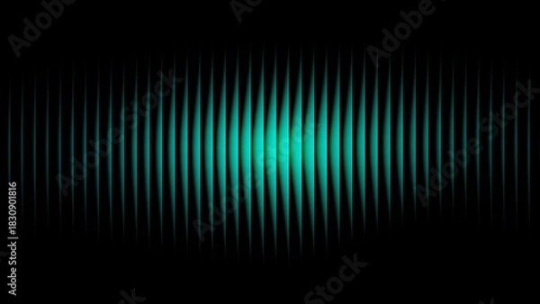 Fototapeta Abstract teal and purple vertical light streaks on black background