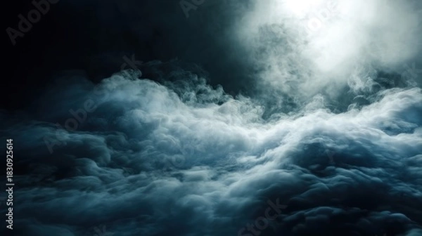 Obraz Dramatic smoke clouds